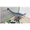 Image 2 : Large Collection of Plastic Dinosaur and Marine Animal Toy Figures with Trees, Rocks