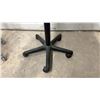 Image 4 : Adjustable Rolling Utility Tray Stand with Stainless Steel Tray and Pneumatic Rolling Stool
