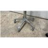 Image 6 : Adjustable Rolling Utility Tray Stand with Stainless Steel Tray and Pneumatic Rolling Stool