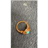Image 5 : Handmade Wire-Wrapped Copper Ring, Angel Broach, and 4 Necklaces
