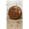 Image 1 : Vintage 1920-30’s Texaco Round Metal Gas Station Advertising Sign, 72” Diameter