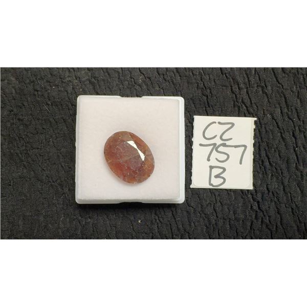 16.6ct Natural Untreated Ruby, Oval Cut, 15.0mm x 19.5mm, Retail $4000.00