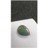 Image 7 : 2.8 Carat Natural Untreated Black Opal Pear Cabochon, 8.8mm x 12.1mm