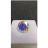 Image 2 : 4.0 Carat Aurora Moissanite Lab Diamond, Round Brilliant Cut, VVS1, with GRA Report