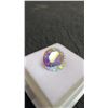 Image 3 : 4.0 Carat Aurora Moissanite Lab Diamond, Round Brilliant Cut, VVS1, with GRA Report