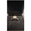 Image 2 : 1.0 Carat Princess Cut Moissanite Ring in 925S with White Gold Overlay, Resizeable, D, VVS1, GRA