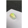 Image 3 : 2.4ct Natural White Fire Opal Untreated Oval Cabochon 8.0mm x 11.6mm