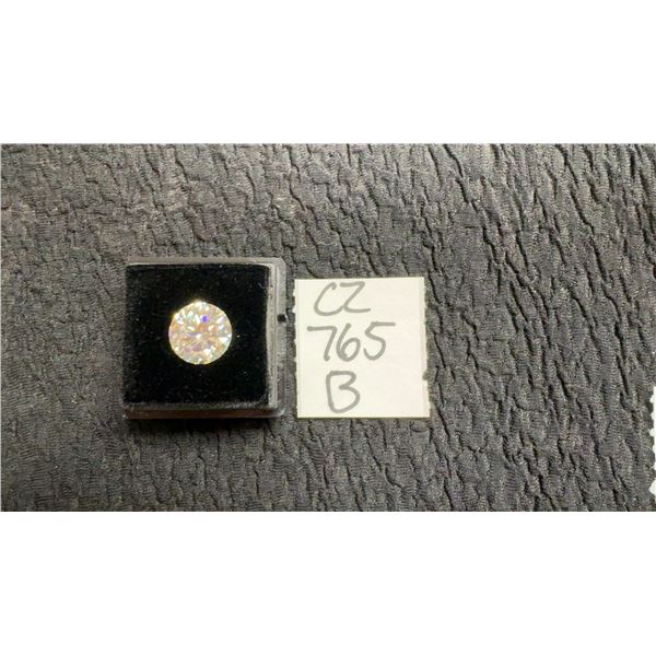 4.0 Carat Moissanite Lab Diamond, Round Brilliant Cut, GH VVS1, with GRA Report