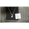 Image 1 : 925S 1.2ct Princess Cut Moissanite Lab Diamond Necklace, 16”-18”, Sterling Silver, White Gold