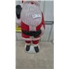 Image 3 : Vintage Blow Mold Santa Claus Figure with Bag and Black Boots, 33” tall