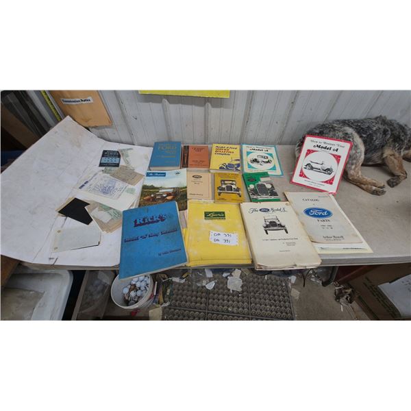Ford Model A and Model T Restoration Handbooks, Shop Manuals, Parts Catalogs