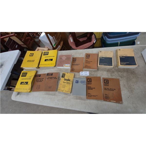 Caterpillar D8 and D7 Tractor Service Manuals, Parts Books, Diesel Engines