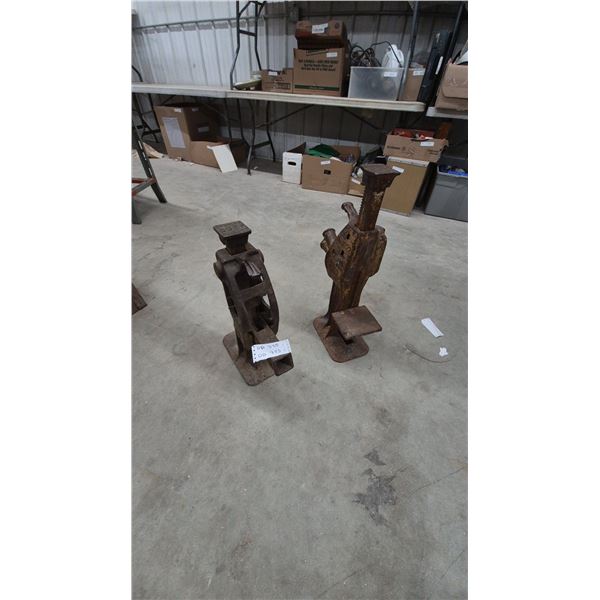 Two No. 1022 Simplex Railroad Jacks/building jacks