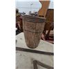 Image 2 : Vintage Wood Barrel and Two-Man Crosscut Saw, Bow Saw