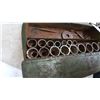 Image 3 : Vintage Blue Metal Toolbox and Green Metal Socket Set Box with Sockets