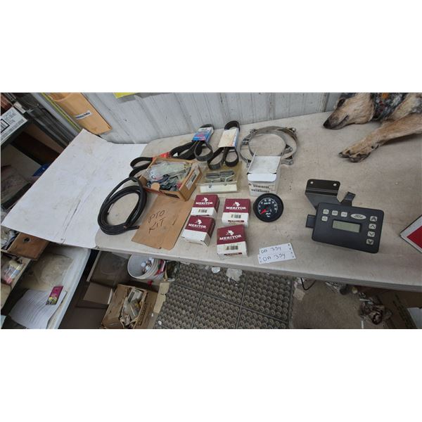 Ford PTO Control, Mack Tachometer, Meritor Parts, Dayco and Motorcraft Drive Belts