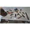 Image 1 : Vintage Hand Tools: Brace Drills, Hand Saws, Vise, Combination Square