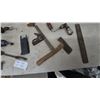 Image 2 : Vintage Hand Tools: Brace Drills, Hand Saws, Vise, Combination Square