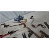 Image 3 : Vintage Hand Tools: Brace Drills, Hand Saws, Vise, Combination Square