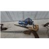 Image 4 : Vintage Hand Tools: Brace Drills, Hand Saws, Vise, Combination Square