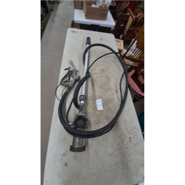 Fill-Rite FR152 Piston Hand Pump, Hose, and Nozzle