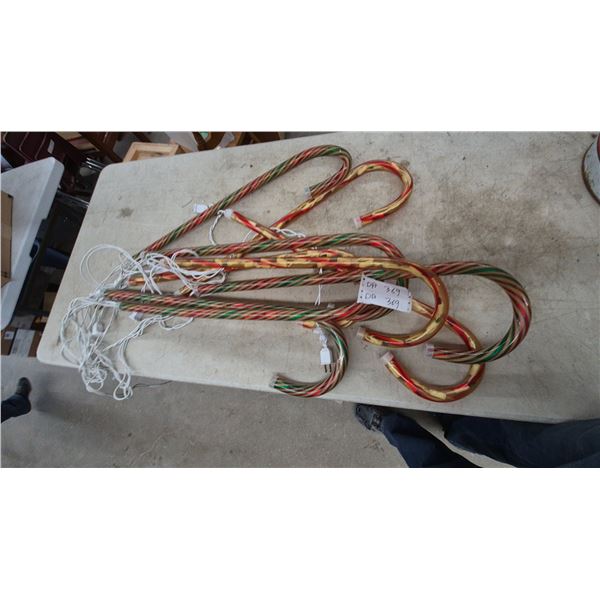 Assorted Candy Cane Christmas Lights, 8+ Pieces