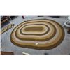Image 1 : Braided Oval Area Rug and Small Braided Oval Area Rug. 132”×98”