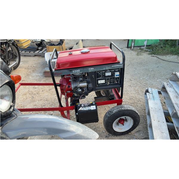 Jigger 6500 Portable Generator, 6500W Peak/5500W Running, 120/240V, 60Hz, Electric Start
