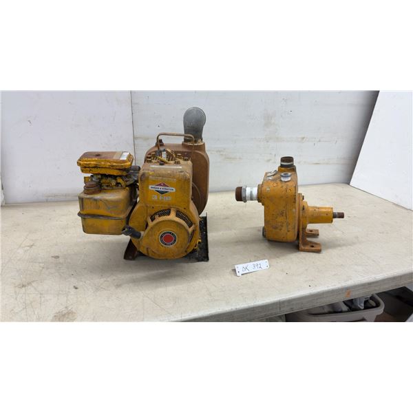 Monarch BSGG-8 Water Pump with 3 HP Briggs and Stratton Motor and Extra Pump