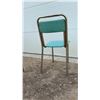Image 9 : Vintage Mid-Century Chrome Tubular Frame Chairs With Turquoise Vinyl Seats, Set of 3