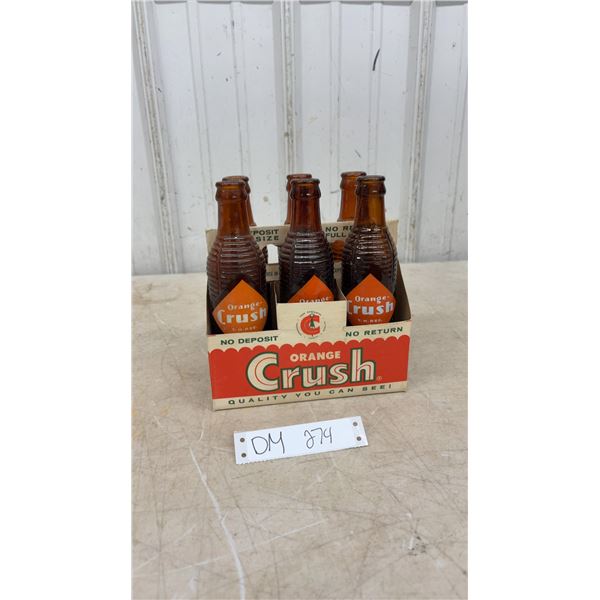 Vintage 6-Pack Beehive Crush Bottles