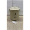 Image 1 : Medalta Stoneware Ltd. 4-Gallon Stoneware Crock With Lid, Medicine Hat Alberta
