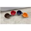 Image 5 : Fiestaware Homer Laughlin Pink Bowls, Peach Teapot, and Multicolor Mugs, 10 Pieces
