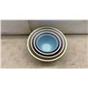 Image 4 : Vintage Pyrex Primary Colors Nesting Mixing Bowl Set, Dots Bowl, Refrigerator Dishes