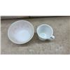 Image 8 : Vintage Pyrex Primary Colors Nesting Mixing Bowl Set, Dots Bowl, Refrigerator Dishes