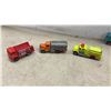 Image 6 : Tonka, Matchbox, Ertle and More Diecast Vehicles Including Fire Trucks, Buses, Tractor, and Car