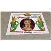 Image 4 : Dare Metal Advertising Sign, 8 1/2 × 15” and Kellogg's Corn Flakes 85th Anniversary Place Mats