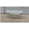Image 11 : Vintage Fenton Style Art Glass Collection, Ruffled Vases, Hobnail Bowls, Baskets