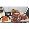 Image 1 : Western-Themed Lot: Yellowstone Tee, Leather Purses, and Belts