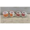Image 4 : Vintage 15 Milk Glass Mugs, Fire King, Federal, McDonald's, OXO, Bonanza, Gingham Patterns