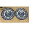 Image 3 : Liberty Blue Staffordshire Ironstone Independence Hall Plates, Carleton Ware, Sunbeam Bowl, Green
