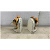 Image 2 : Ceramic Collie Dog Bookends, Vases, Depression Glassware, Tupperware Cups