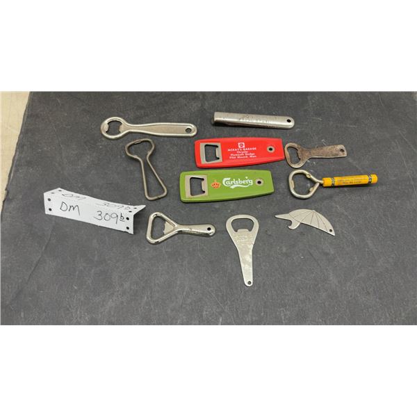 Vintage Bottle Openers Inc. Carlsberg, Pelissier's, Canadian Pacific Hotels, Shell