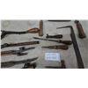 Image 3 : Assorted Antique and Vintage Hand Tools: Drawknife, Corkscrews, Awls, nail pullers