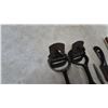 Image 6 : Assorted Hand Tools: Hack Saw, handled planer Spokeshave, Scrapers, Pliers