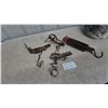 Image 1 : 3 Vintage Animal Leg Traps and Chatillon 200 lb Spring Scale
