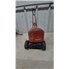 Image 3 : Vintage 1950s Lincoln Pressed Steel Toy Power Shovel Excavator with Red Cab and Black Base