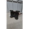 Image 7 : Vintage 1950s Lincoln Pressed Steel Toy Power Shovel Excavator with Red Cab and Black Base