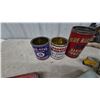 Image 3 : Vintage Tins: Blue Ribbon Baking Powder, Bee-Hive Corn Syrup, Rogers Golden Syrup