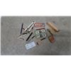Image 1 : Assorted Pens, Currency, and Ephemera, Including Sheaffer Pen Box, US and Canadian Currency pool